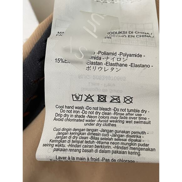 Ripcurl Swim Bikini Top Plunge Colorblock Avalon Swimwear - Picture 10 of 11